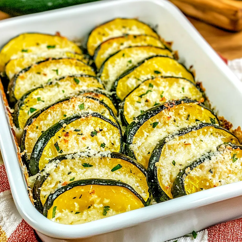 Baked Parmesan Squash