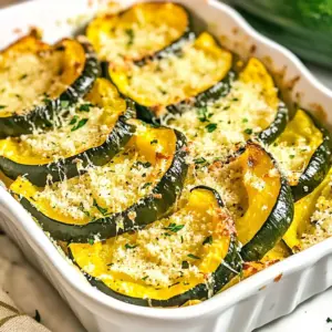 Baked Parmesan Squash