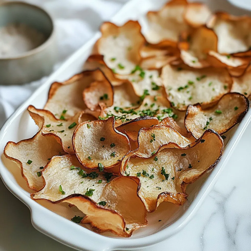 Baked Parsnip Chips