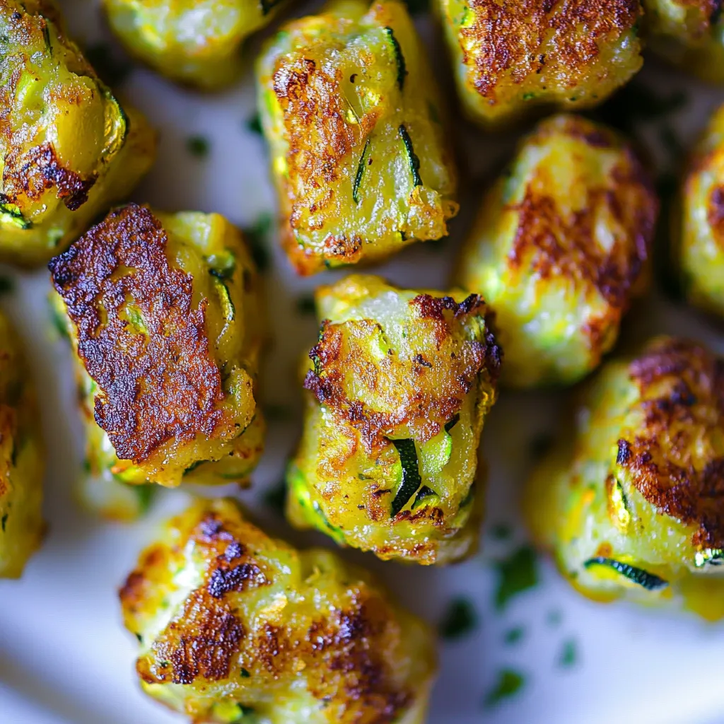 Baked Zucchini Potato Tots