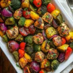 Balsamic Chicken and Veggie Sheet Pan Dinner