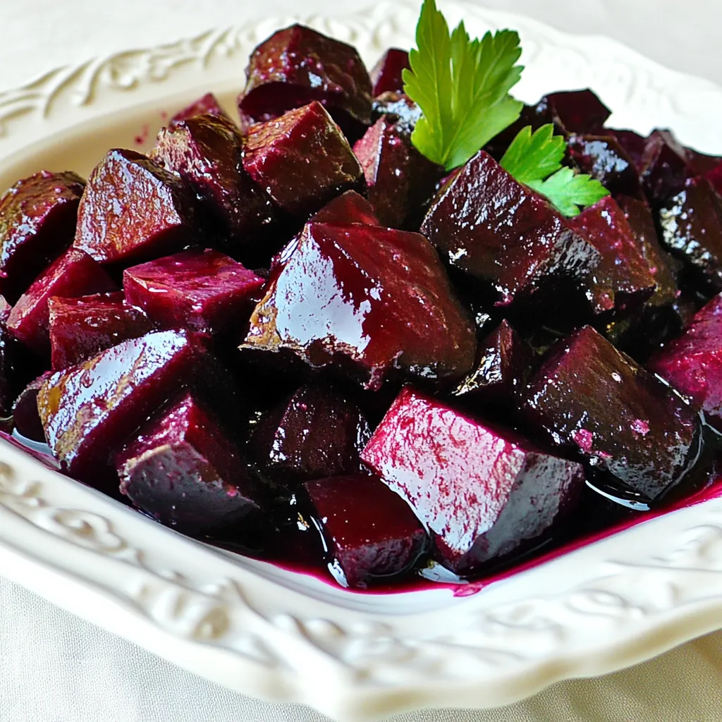 Balsamic Glazed Roasted Beets
