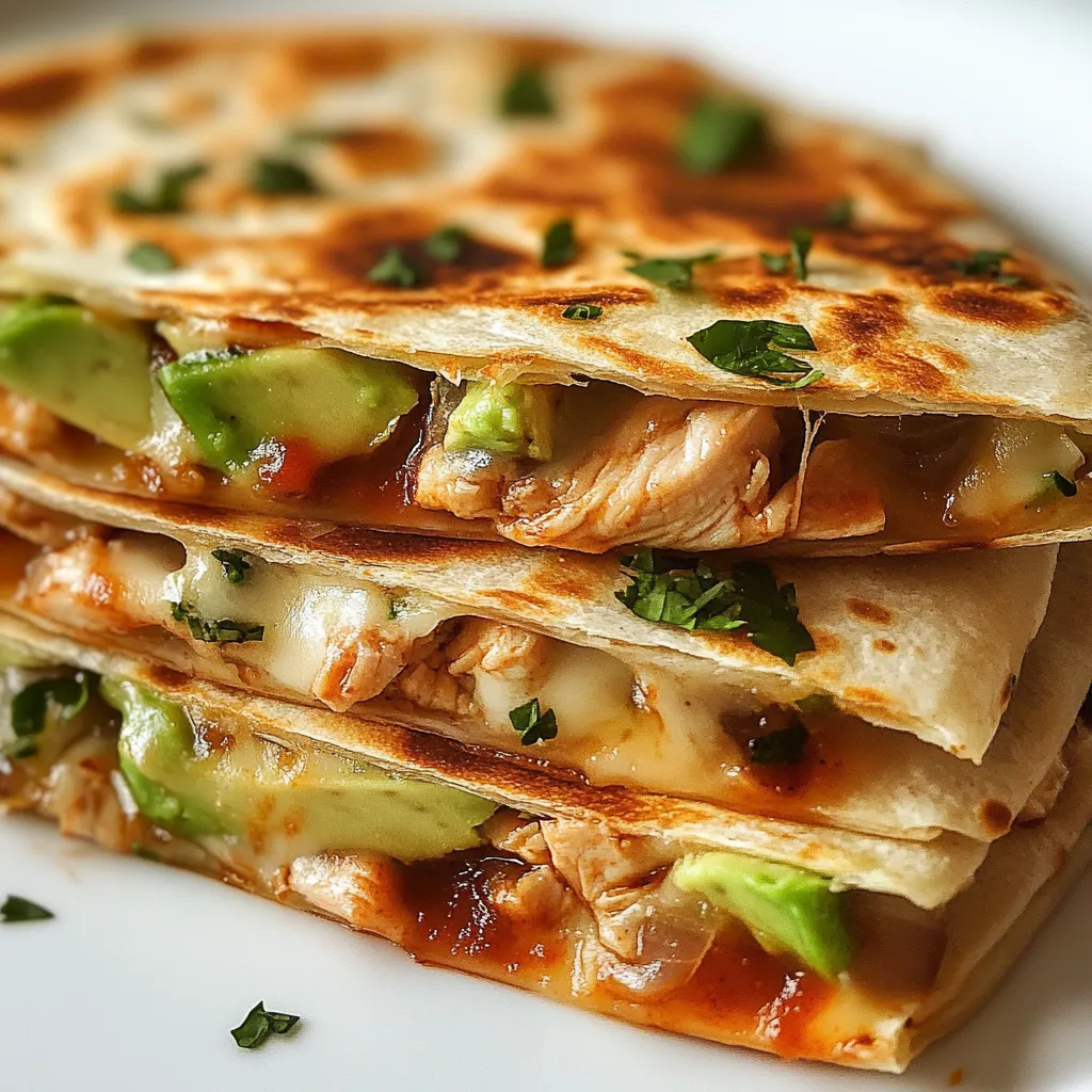 Barbecue Chicken Quesadillas