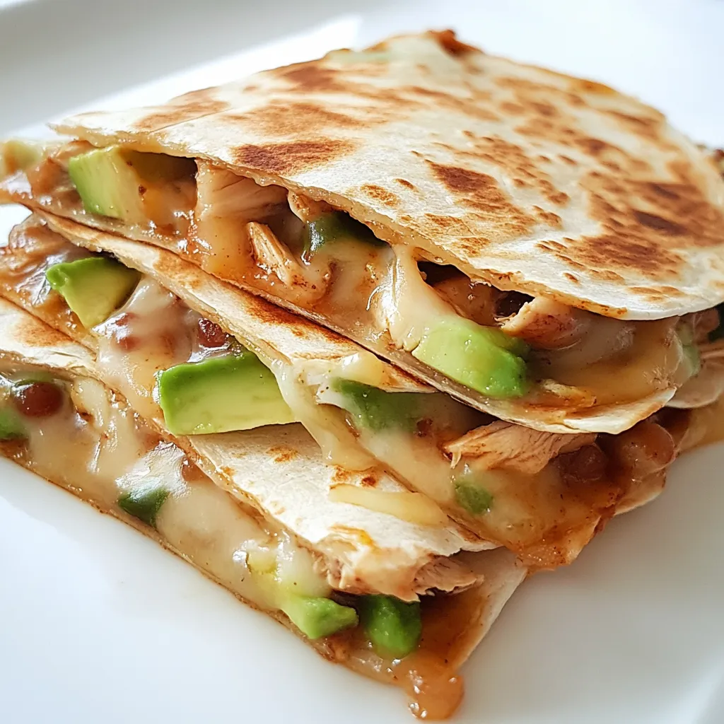 Barbecue Chicken Quesadillas
