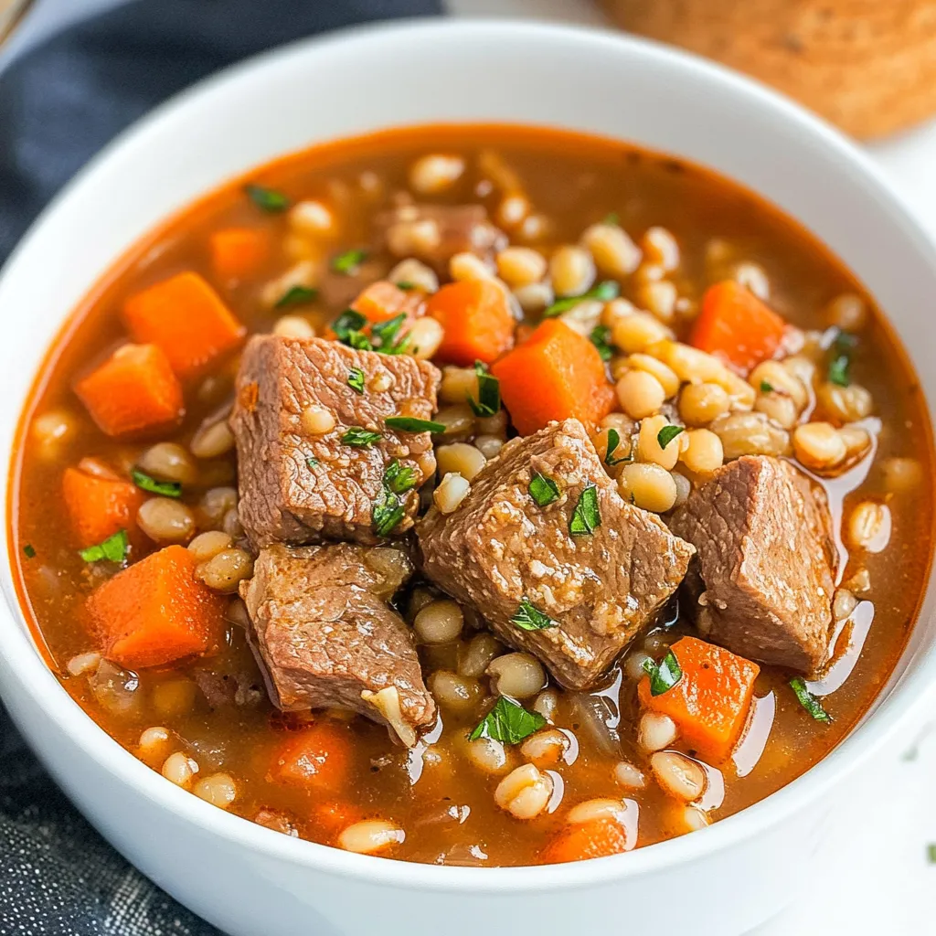 Beef Barley Soup