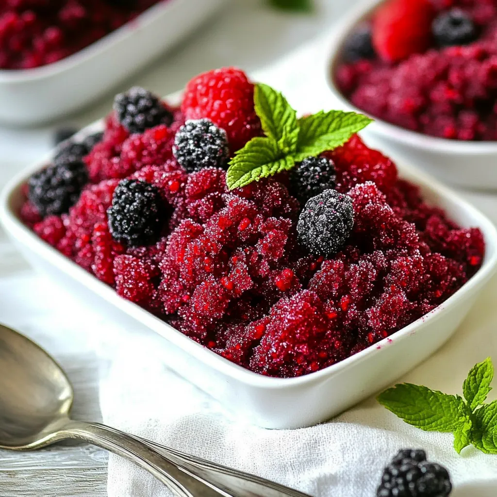 Berry Burst Granita