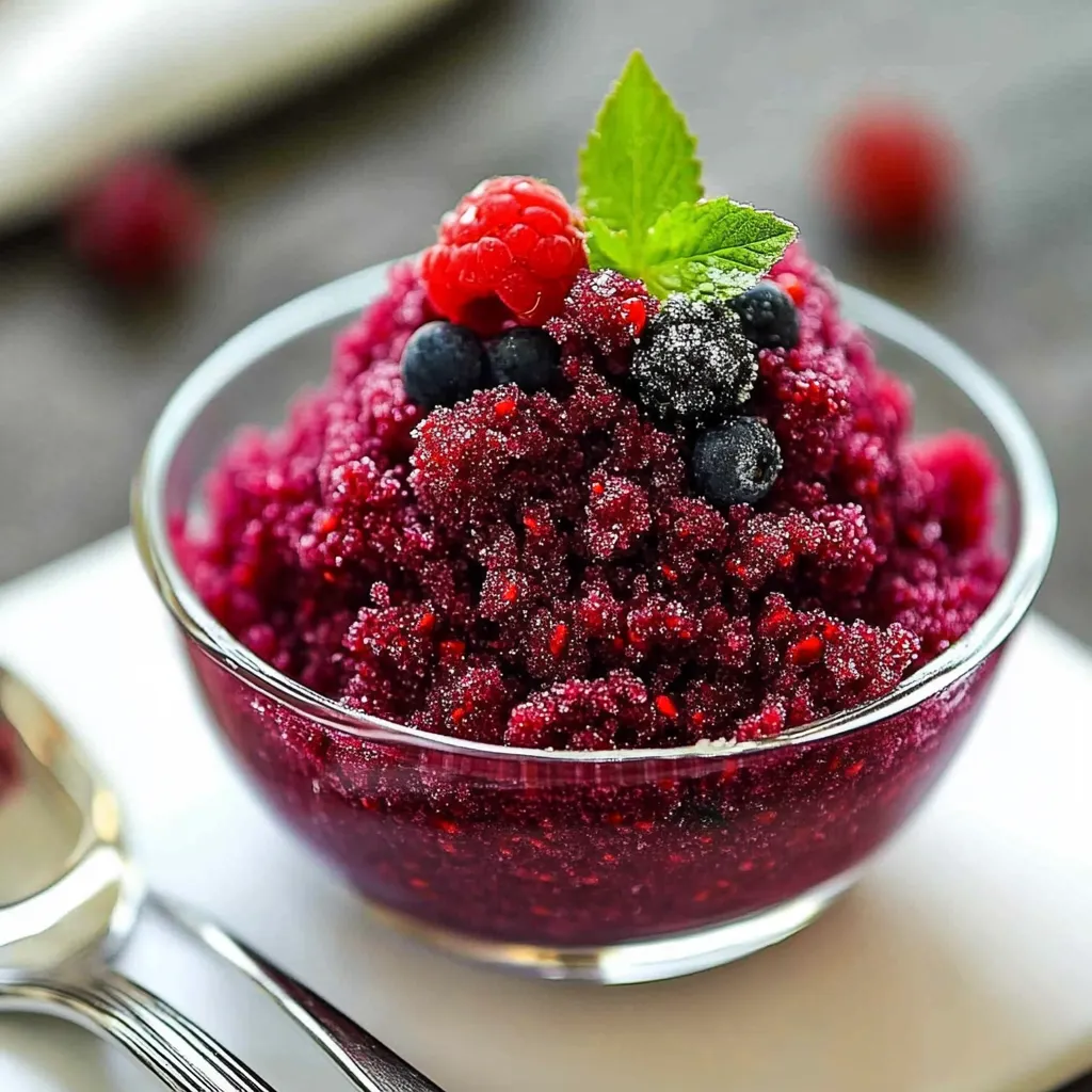 Berry Burst Granita