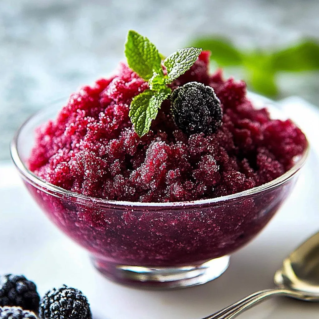 Berry Burst Granita