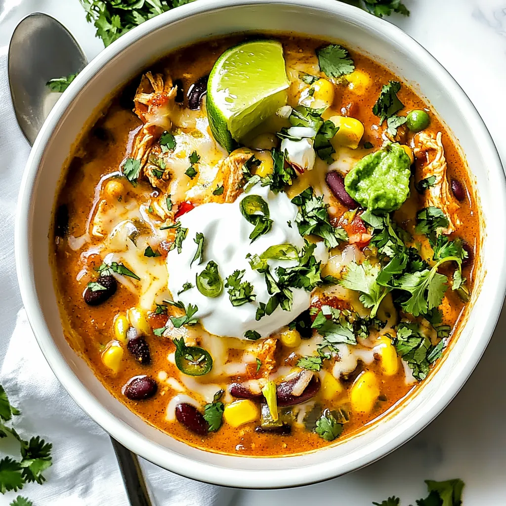Chicken Enchilada Soup