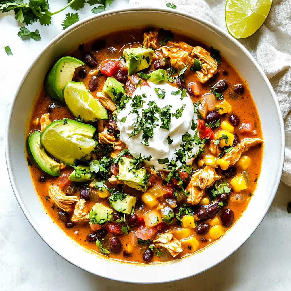 Chicken Enchilada Soup