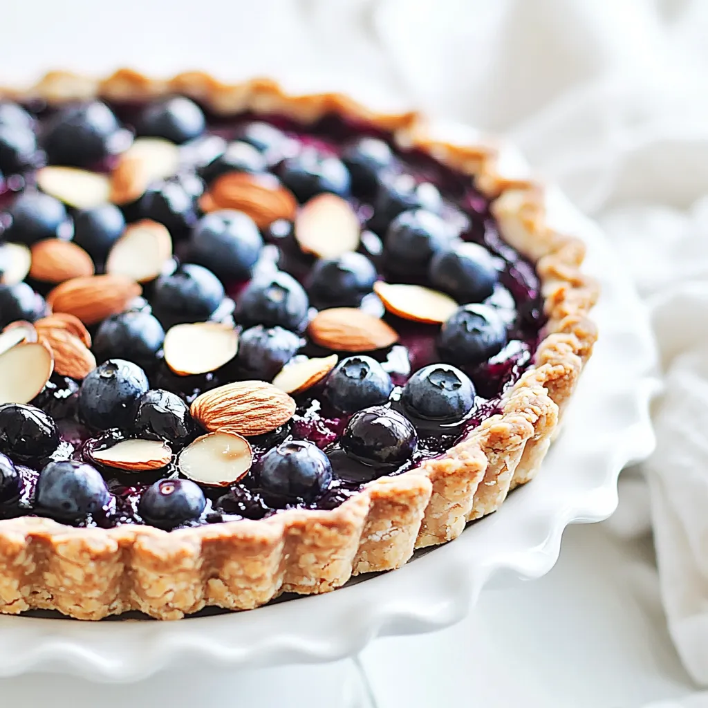 Blueberry Almond Tart