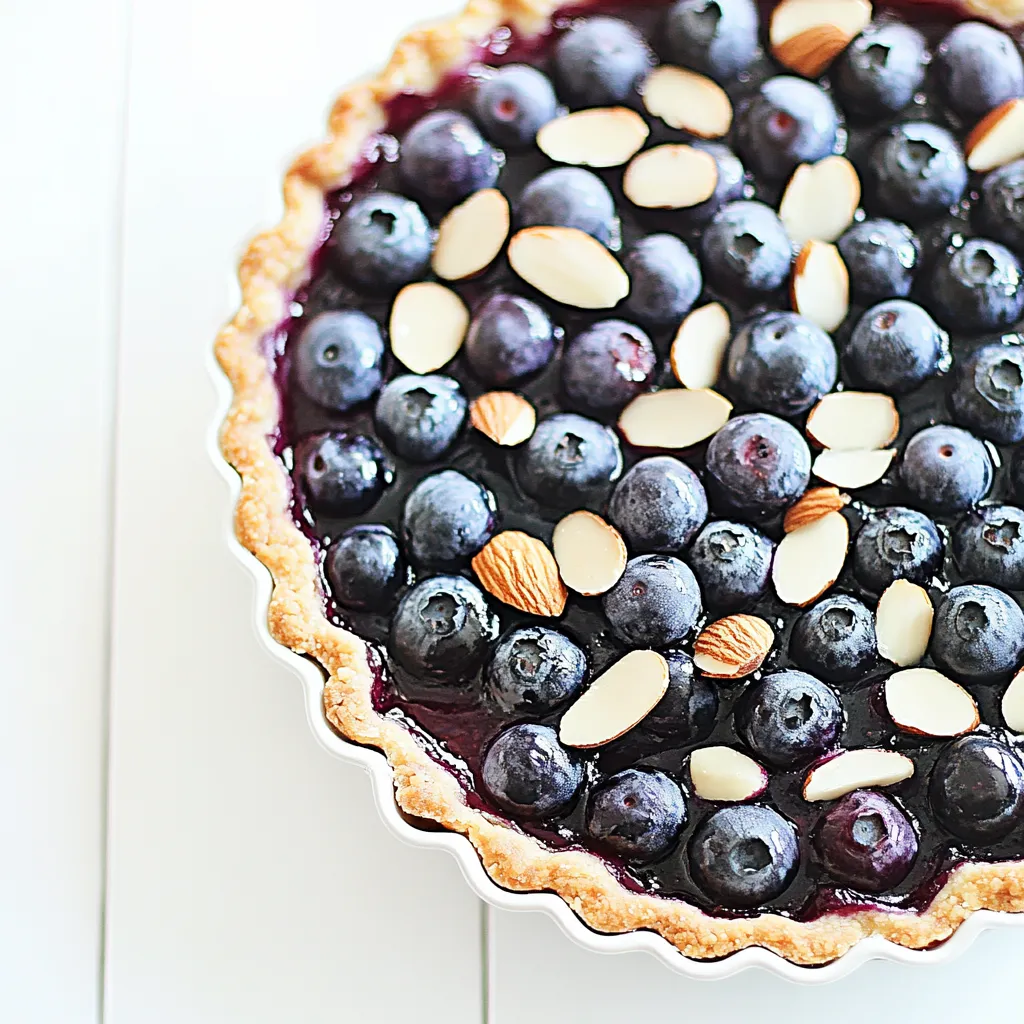Blueberry Almond Tart