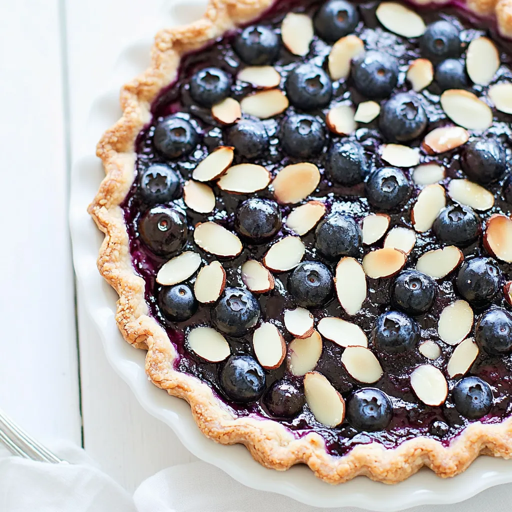 Blueberry Almond Tart
