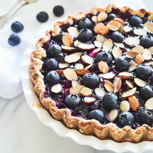 Blueberry Almond Tart