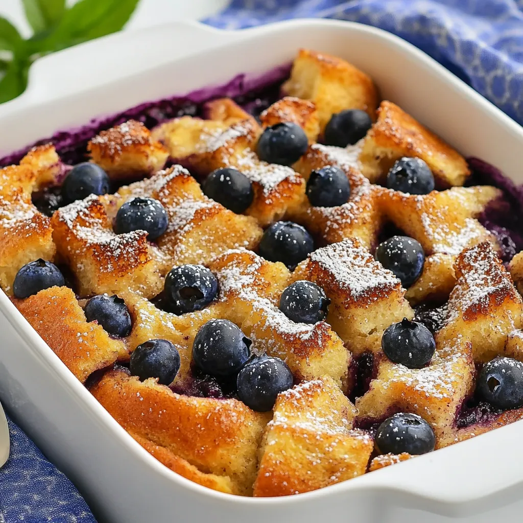 Blueberry French Toast Casserole
