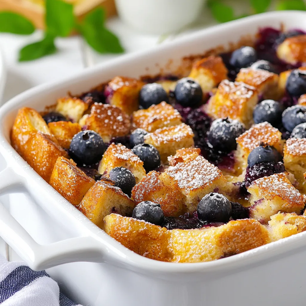 Blueberry French Toast Casserole