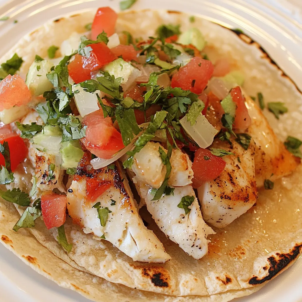 Broiled Fish Tacos