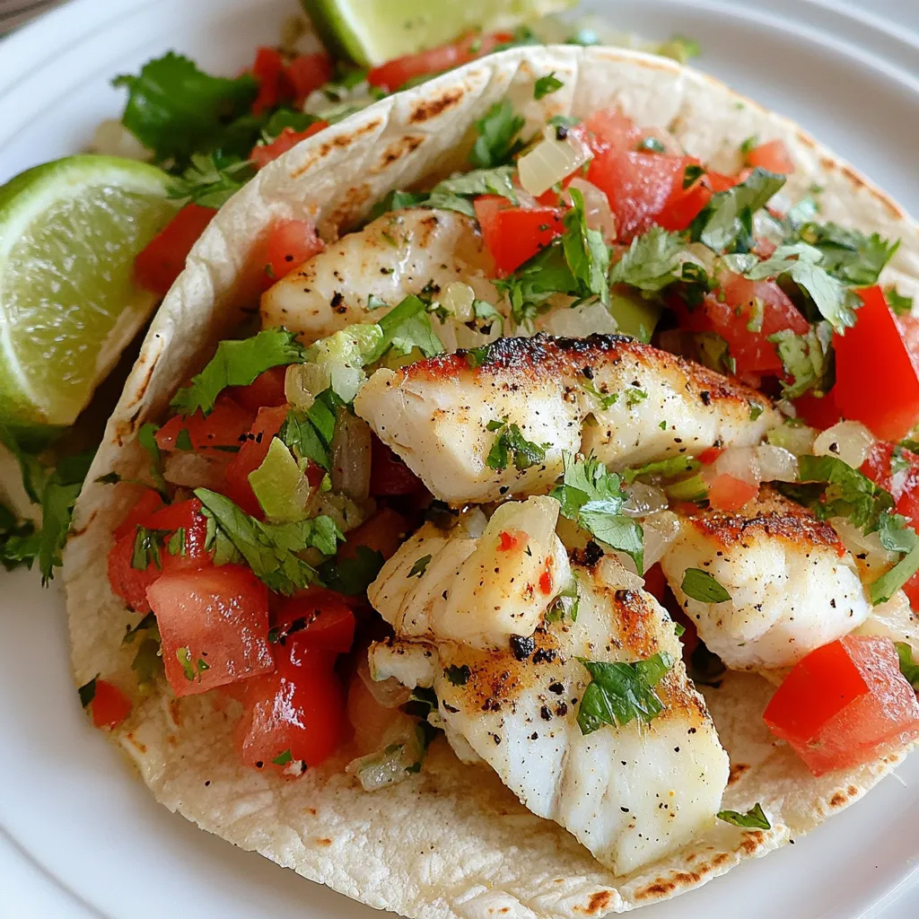Broiled Fish Tacos