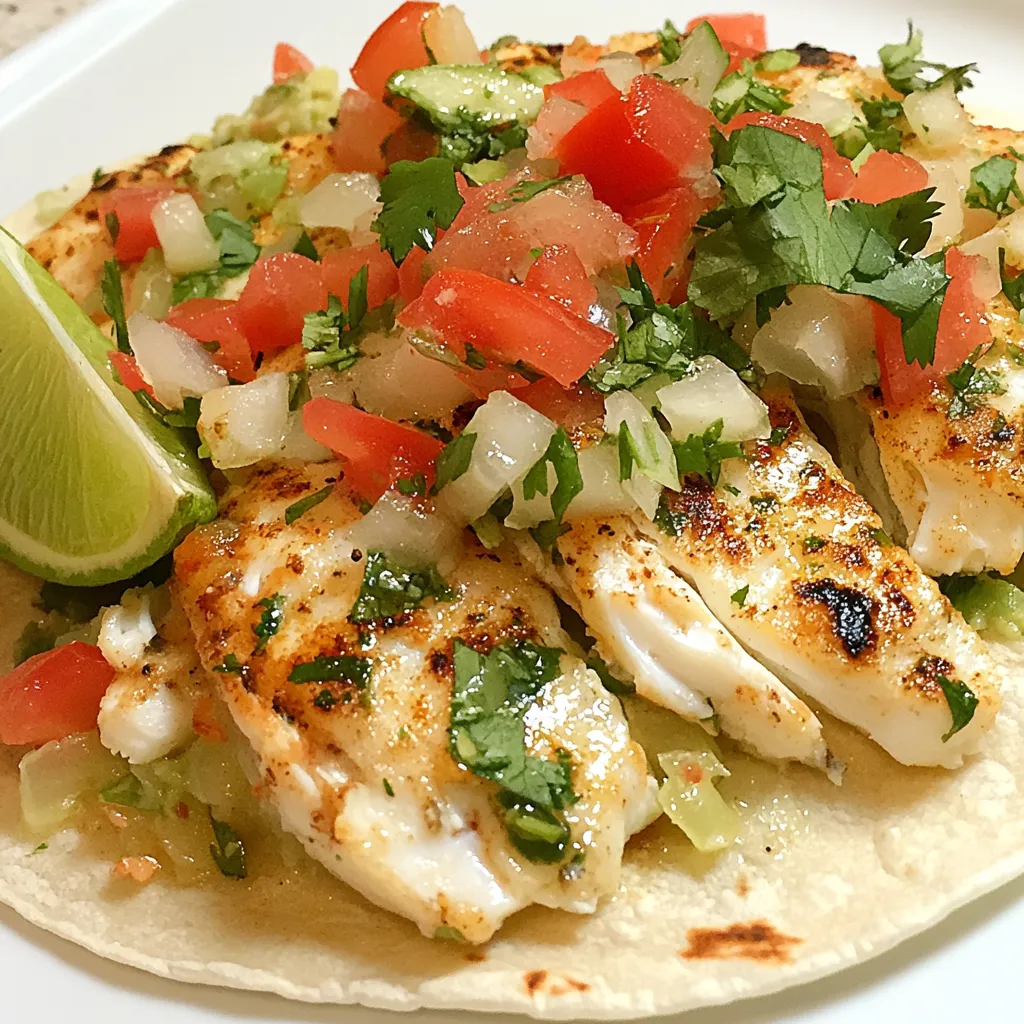 Broiled Fish Tacos