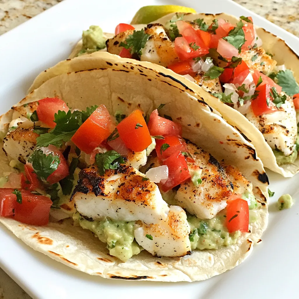 Broiled Fish Tacos