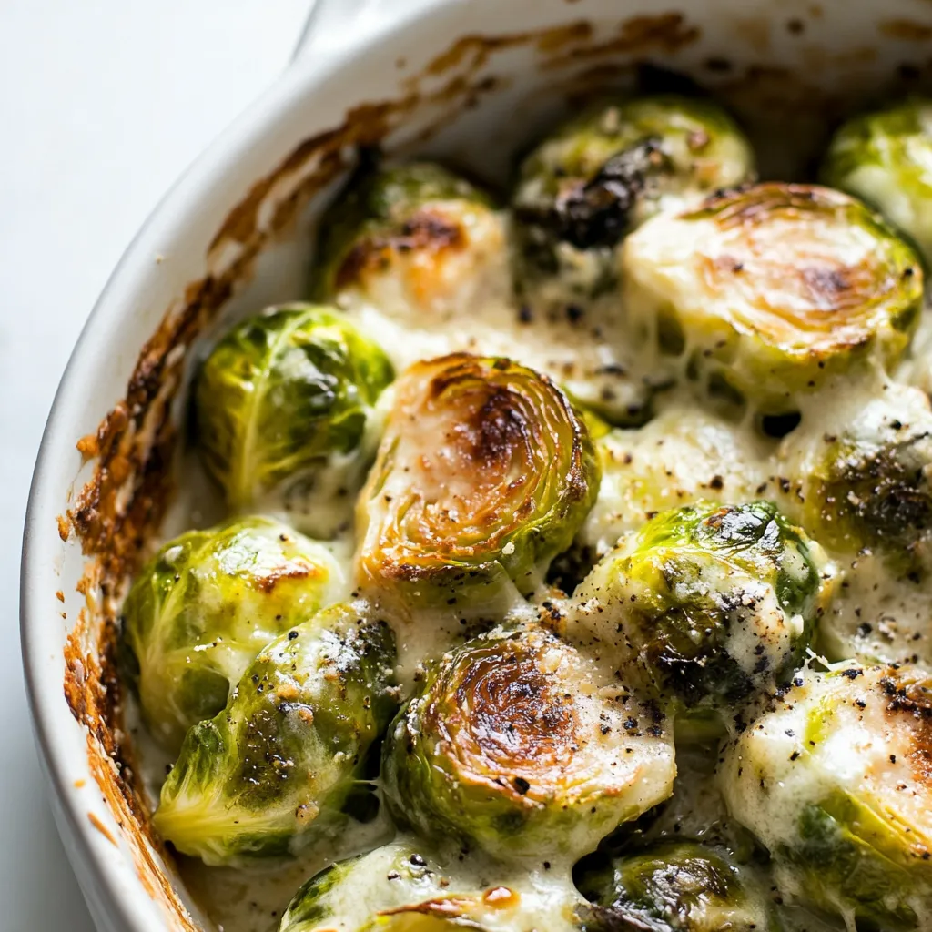 Brussels Sprouts Gratin
