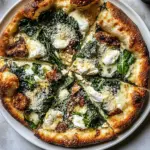 Burrata Caesar Salad Pizza