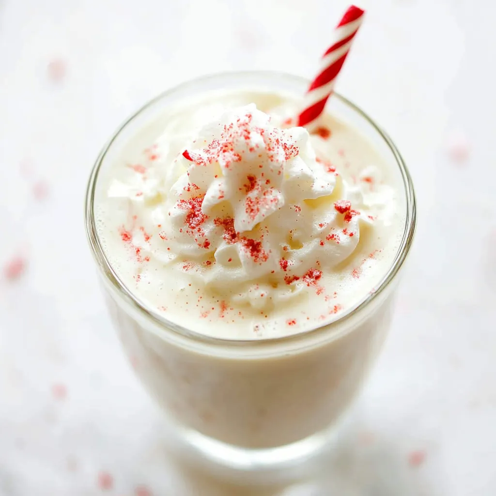 Copycat Starbucks Peppermint White Hot Chocolate