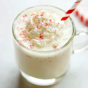 Copycat Starbucks Peppermint White Hot Chocolate