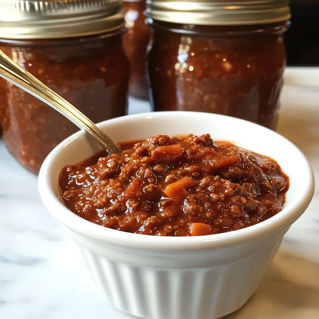 Canning Chili Con Carne
