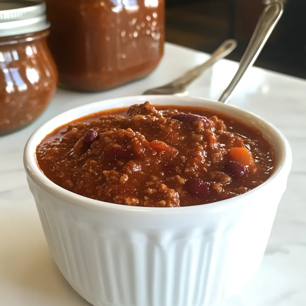 Canning Chili Con Carne