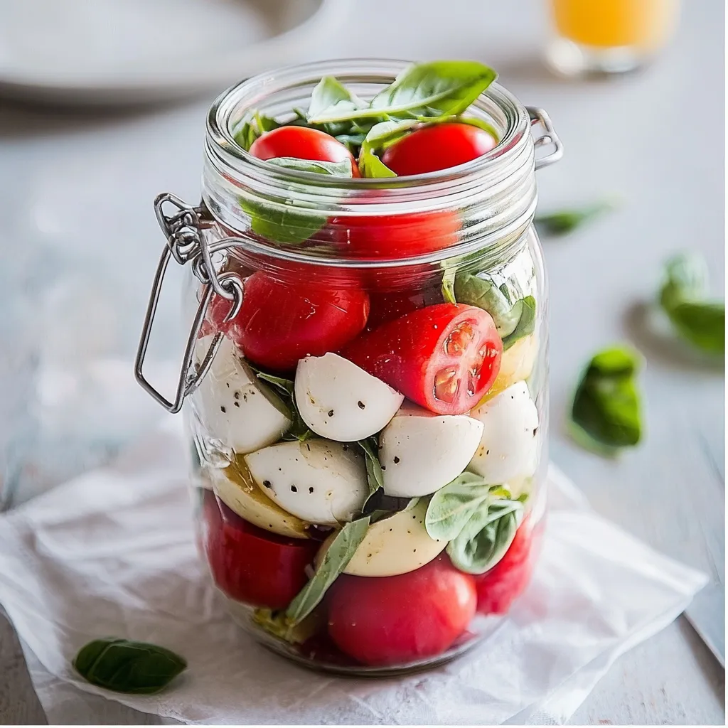 Caprese Salad in a Jar