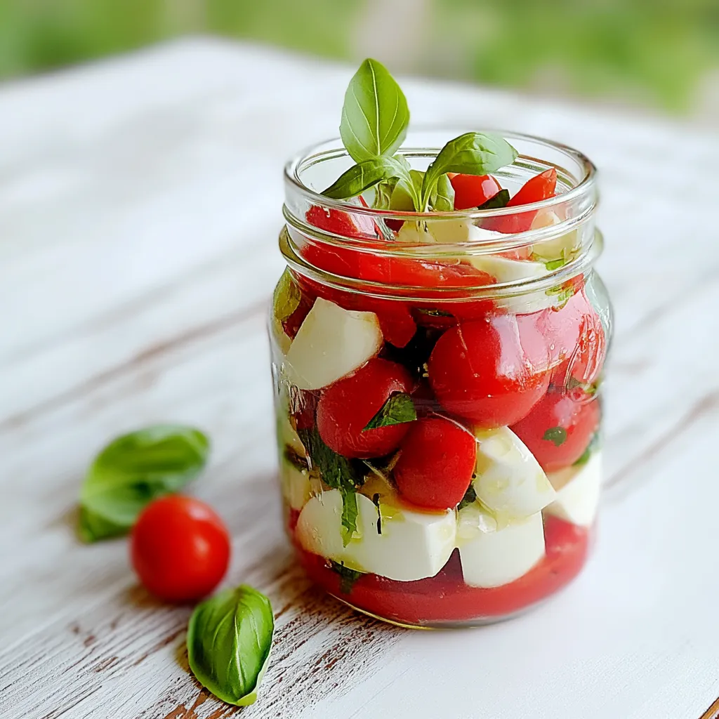 Caprese Salad in a Jar