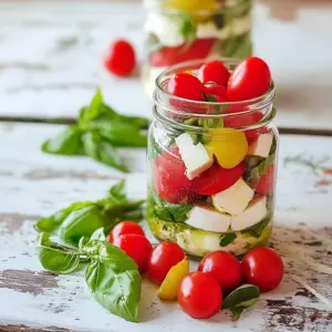 Caprese Salad in a Jar