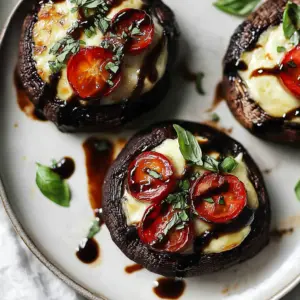 Caprese Stuffed Portobellos