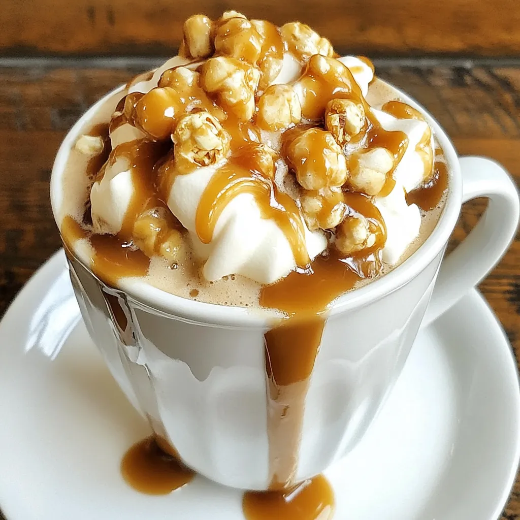 Caramel Corn Hot Chocolate