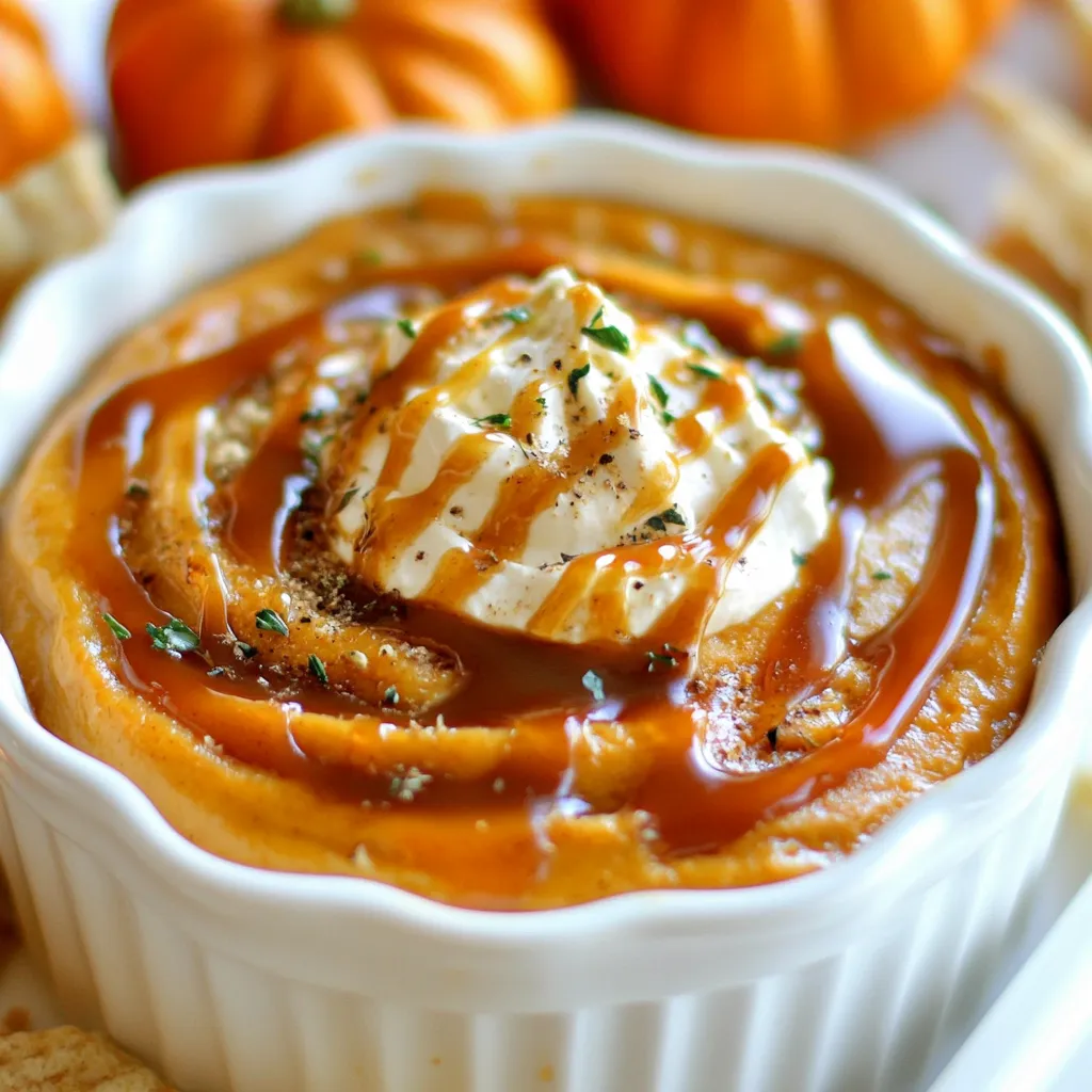 Caramel Pumpkin Cheesecake Dip