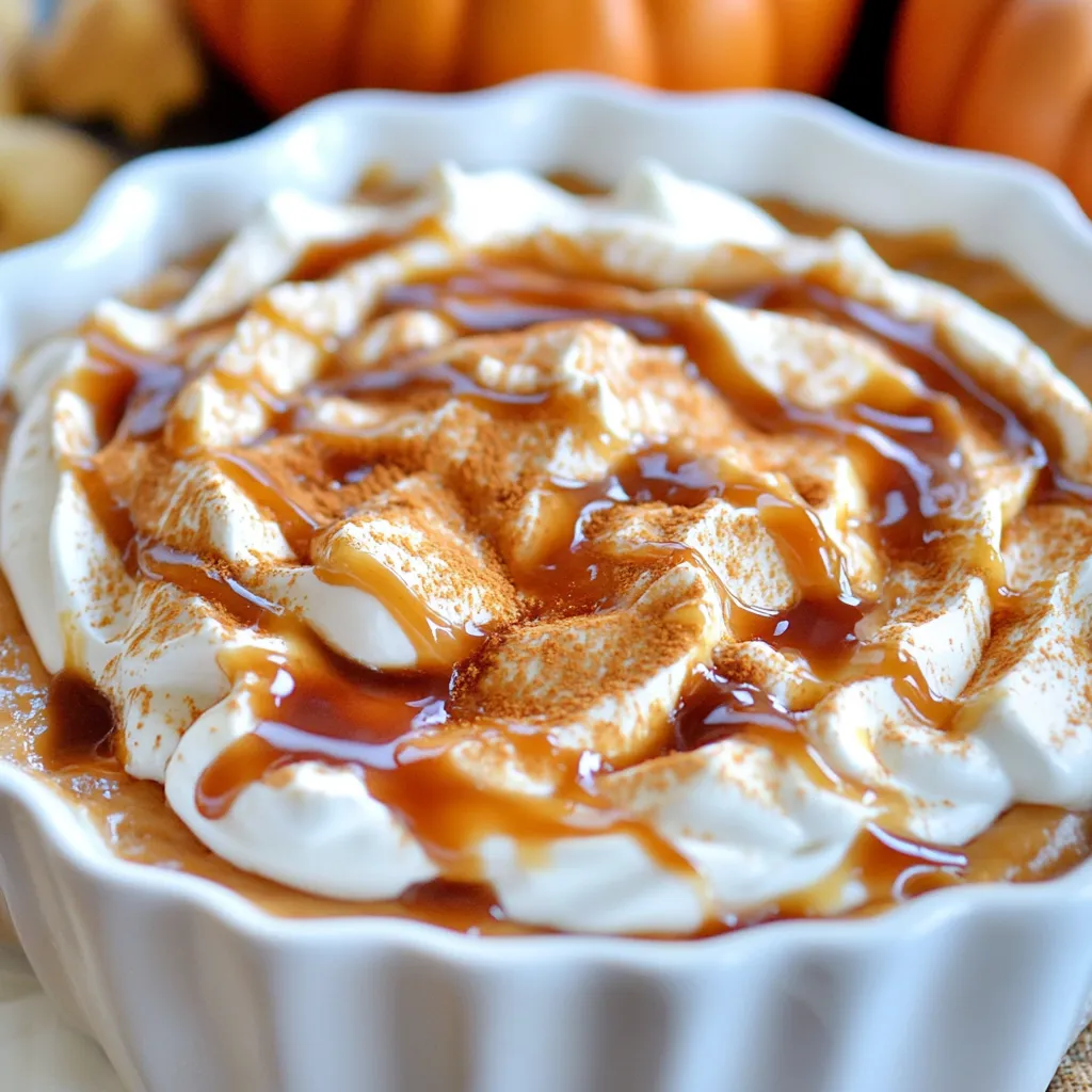 Caramel Pumpkin Cheesecake Dip