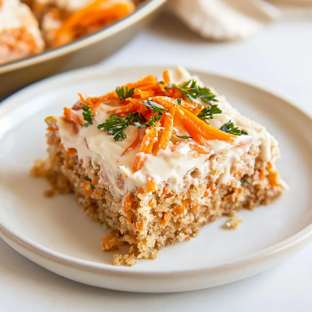 Carrot Poke Cake