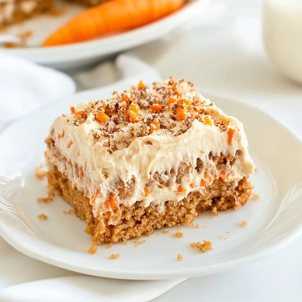 Carrot Poke Cake