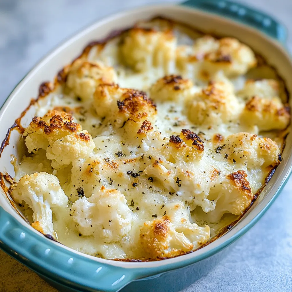 Cauliflower and Goat Cheese Gratin