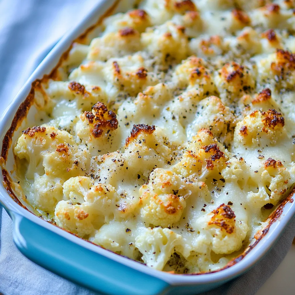 Cauliflower and Goat Cheese Gratin