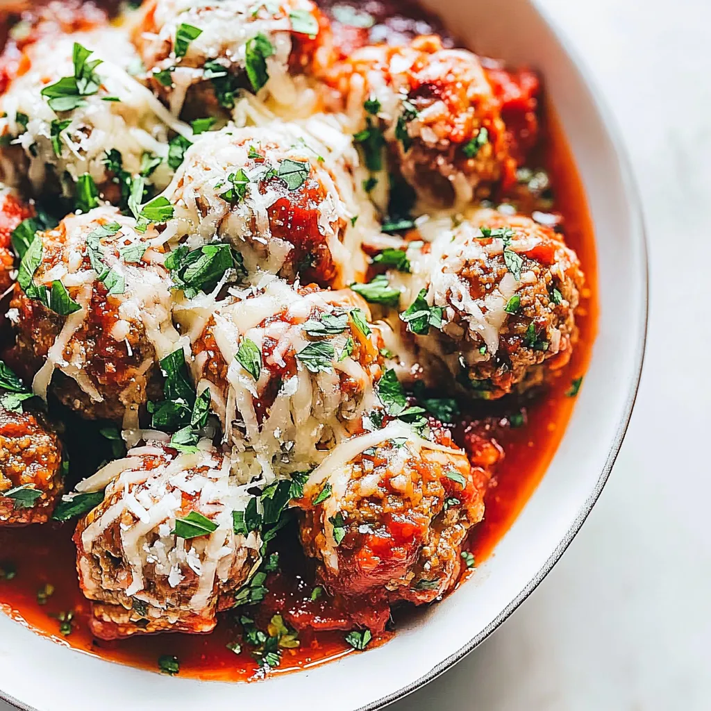 Cheese Stuffed Meatballs