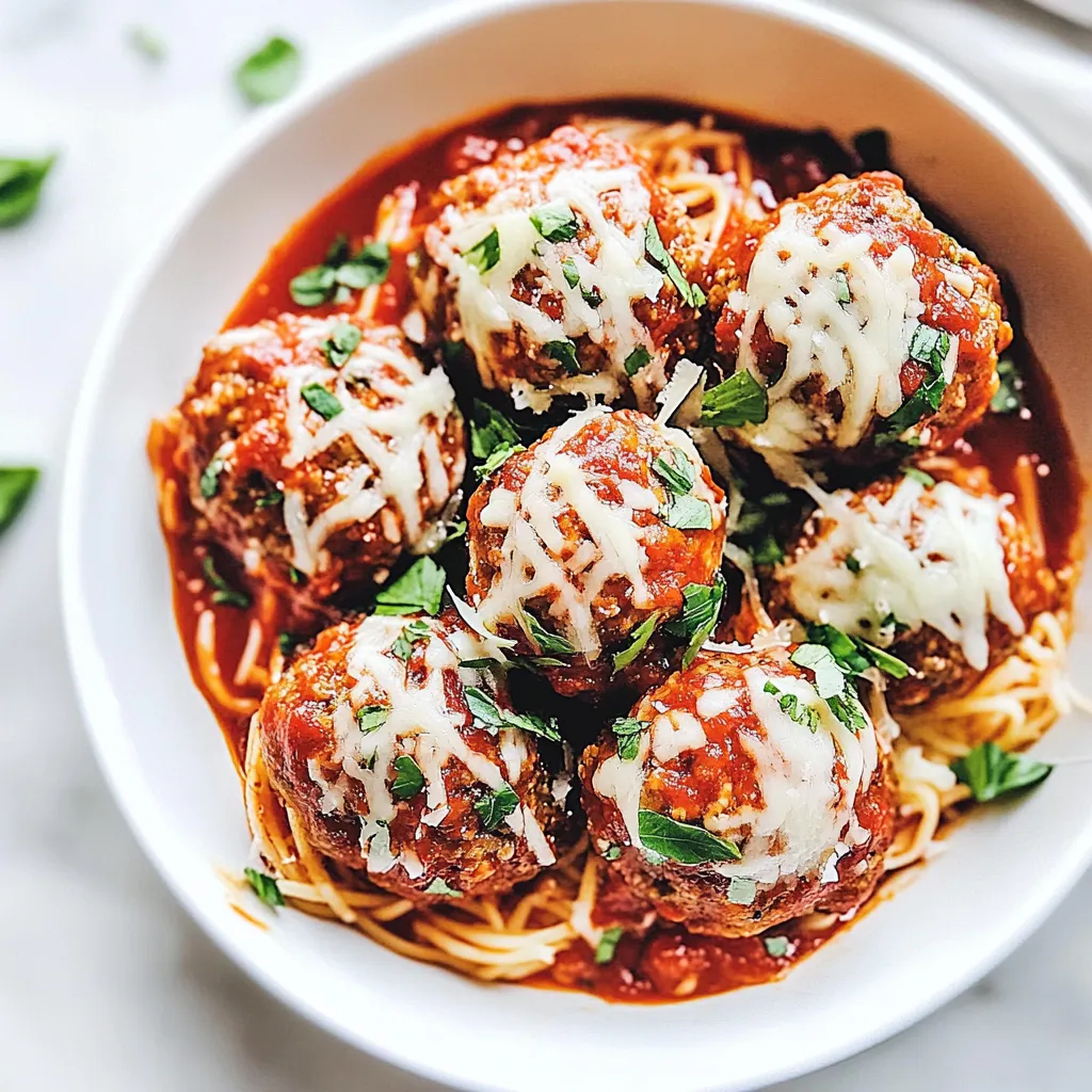 Cheese Stuffed Meatballs