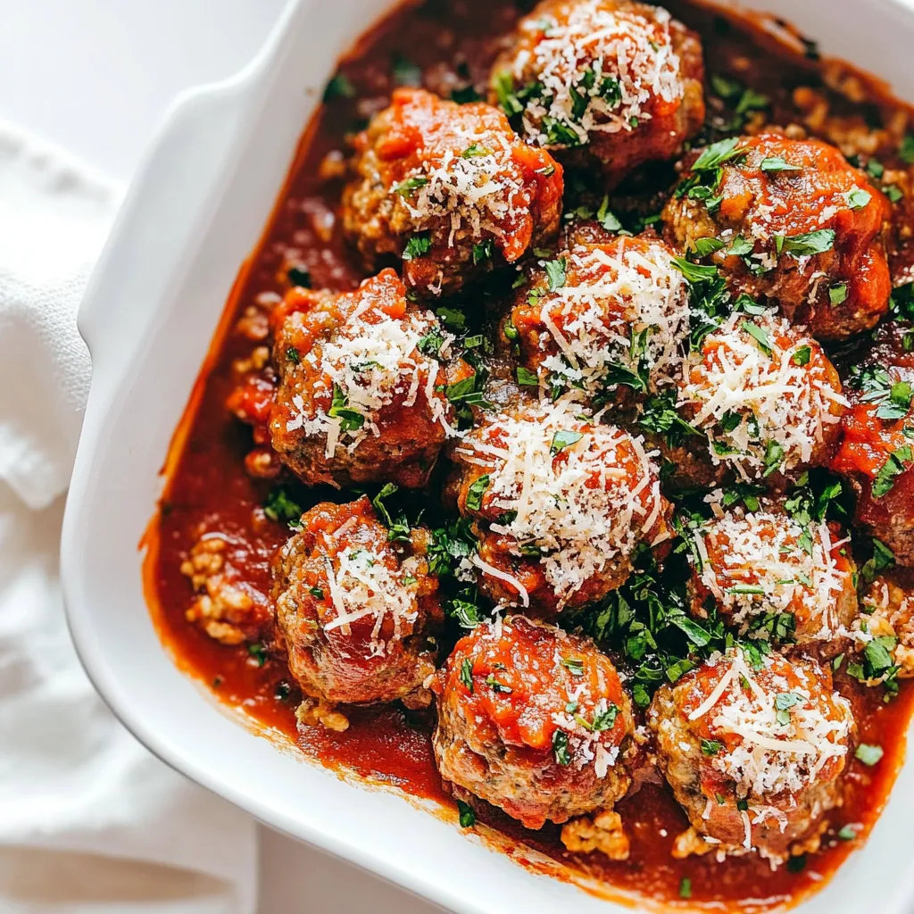 Cheese Stuffed Meatballs