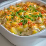 Cheesy Chicken Potato Casserole