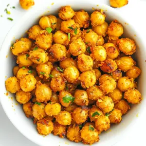Cheesy Nacho Roasted Chickpeas