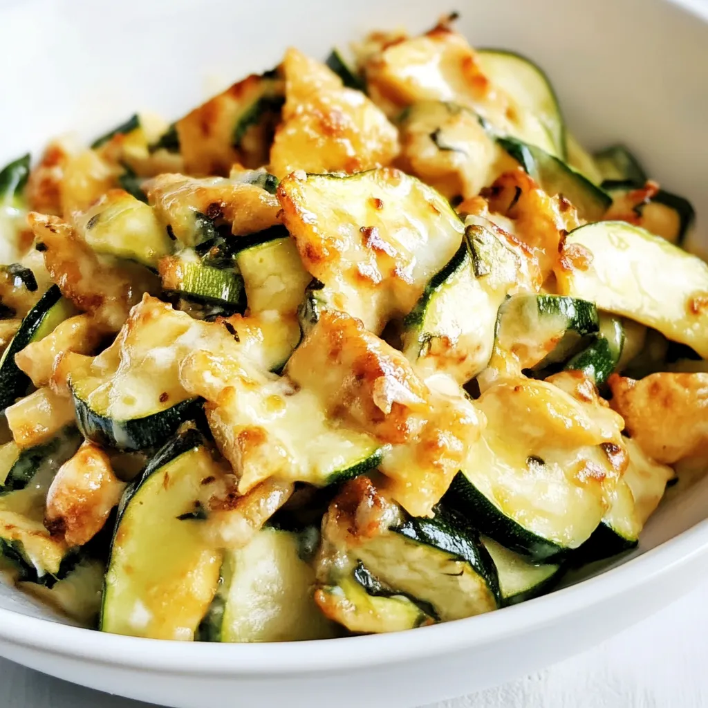 Cheesy Zucchini Stir Fry