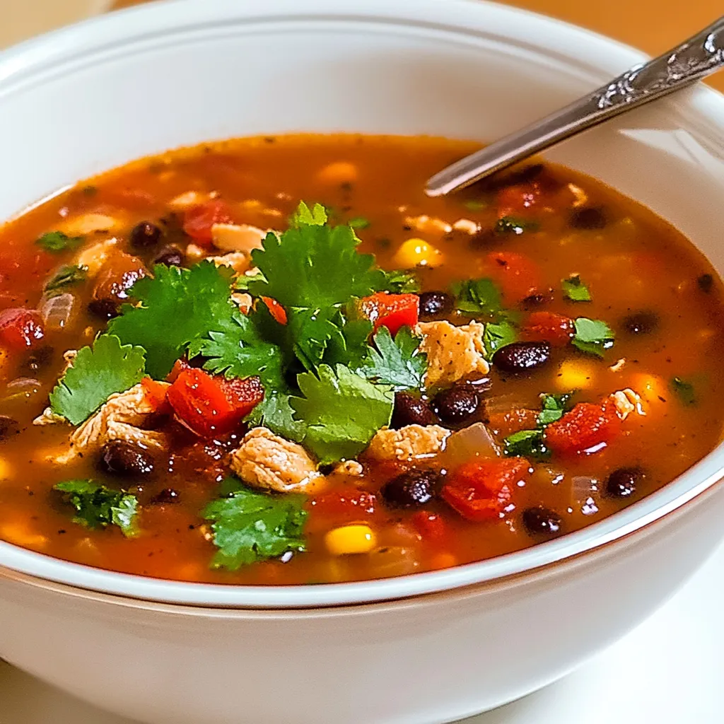 Chicken Black Bean Soup