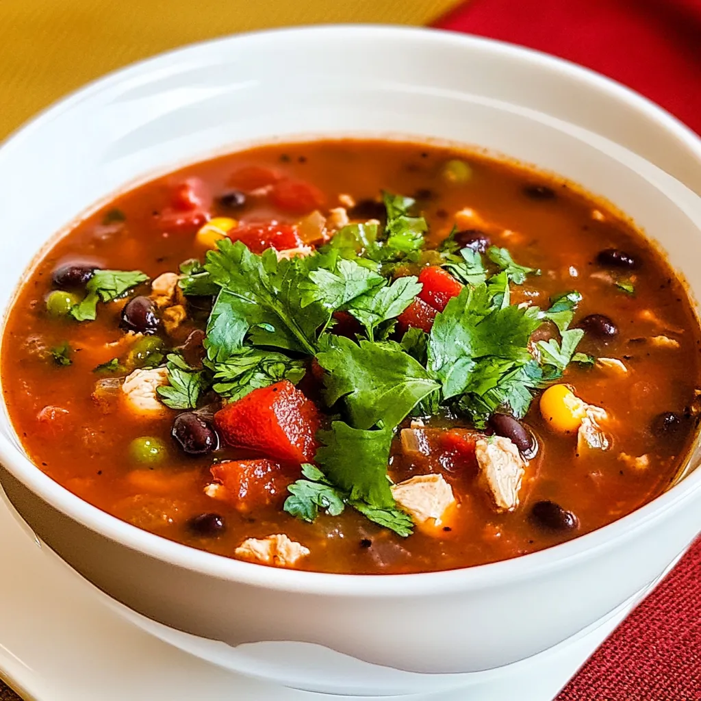 Chicken Black Bean Soup