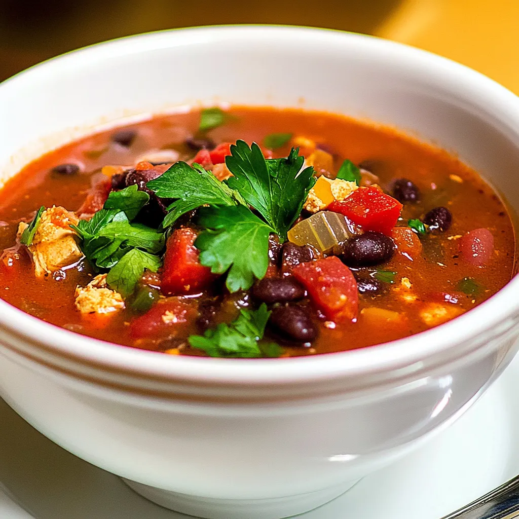 Chicken Black Bean Soup